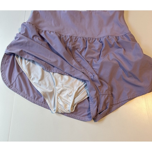 Free People Fp Movement Righteous Runsie Romper Stretch Lilac Size Medium - Picture 5 of 11